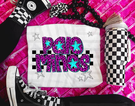 Palominos (pink neon leopard)