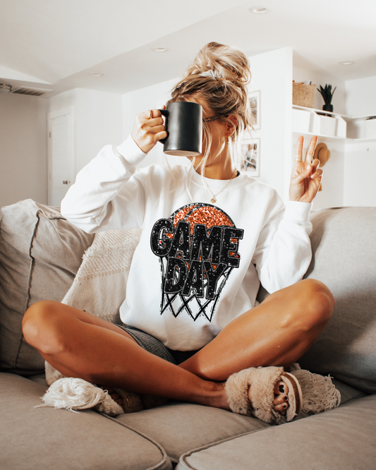 Game Day Basketball (glitter)