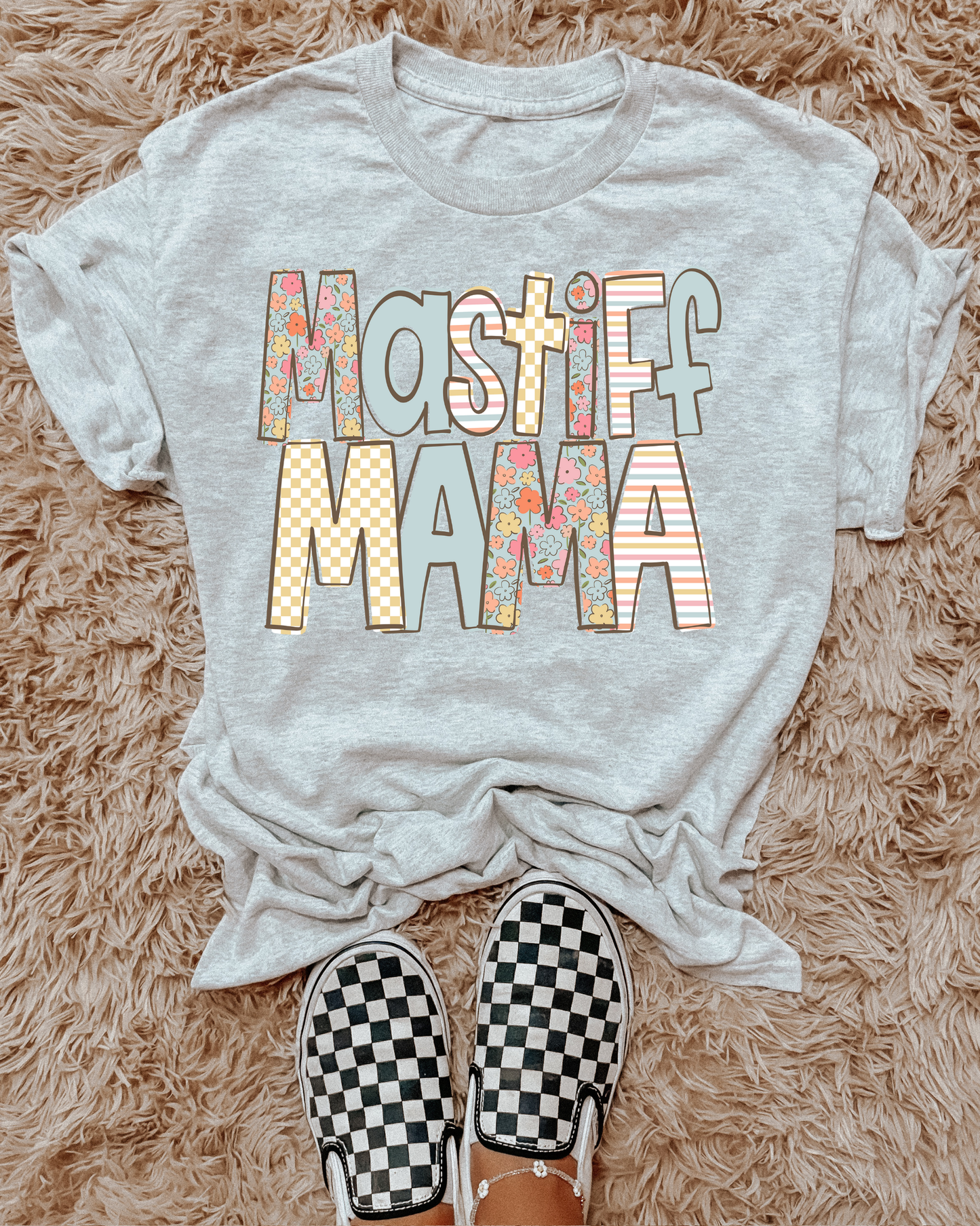 Mastiff Mama (floral)