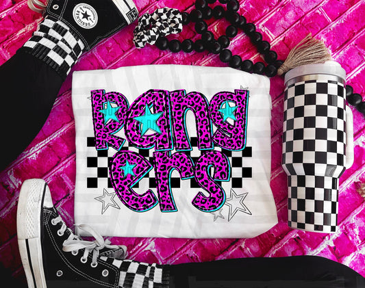 Rangers (pink neon leopard)