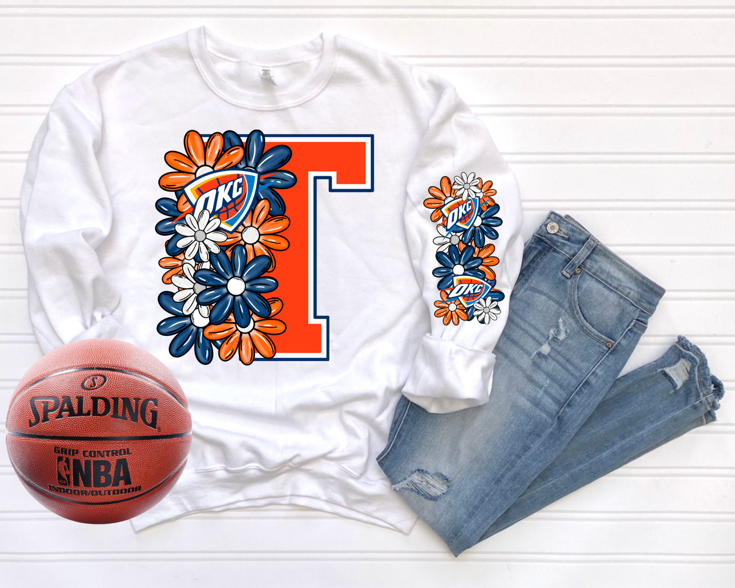 Oklahoma City Thunder Floral (sleeve)