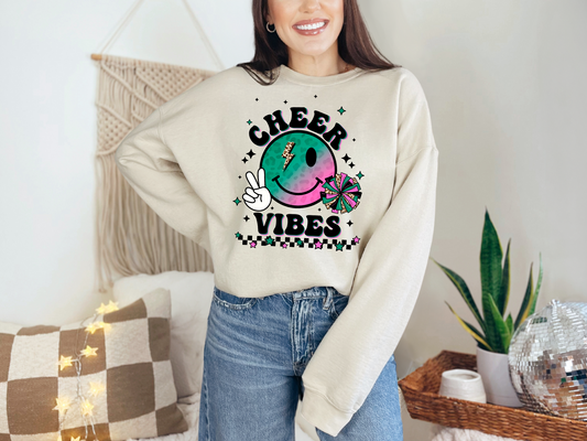 Cheer Vibes (pink/green)
