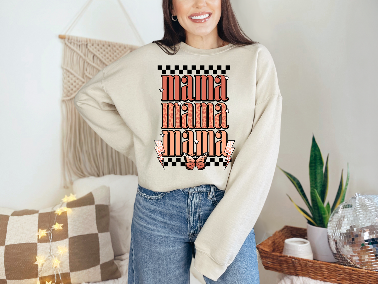 Mama Leopard Checkered