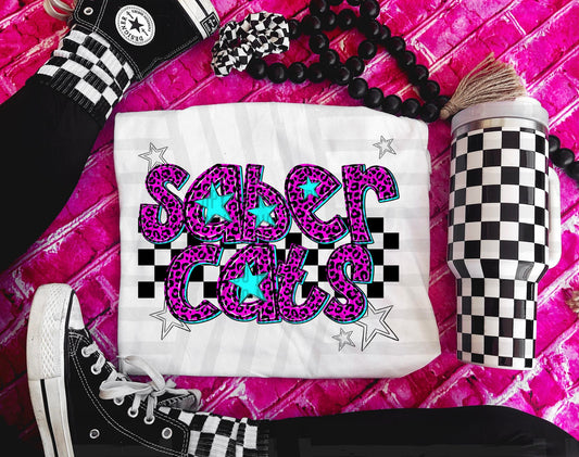 Sabercats (pink neon leopard)