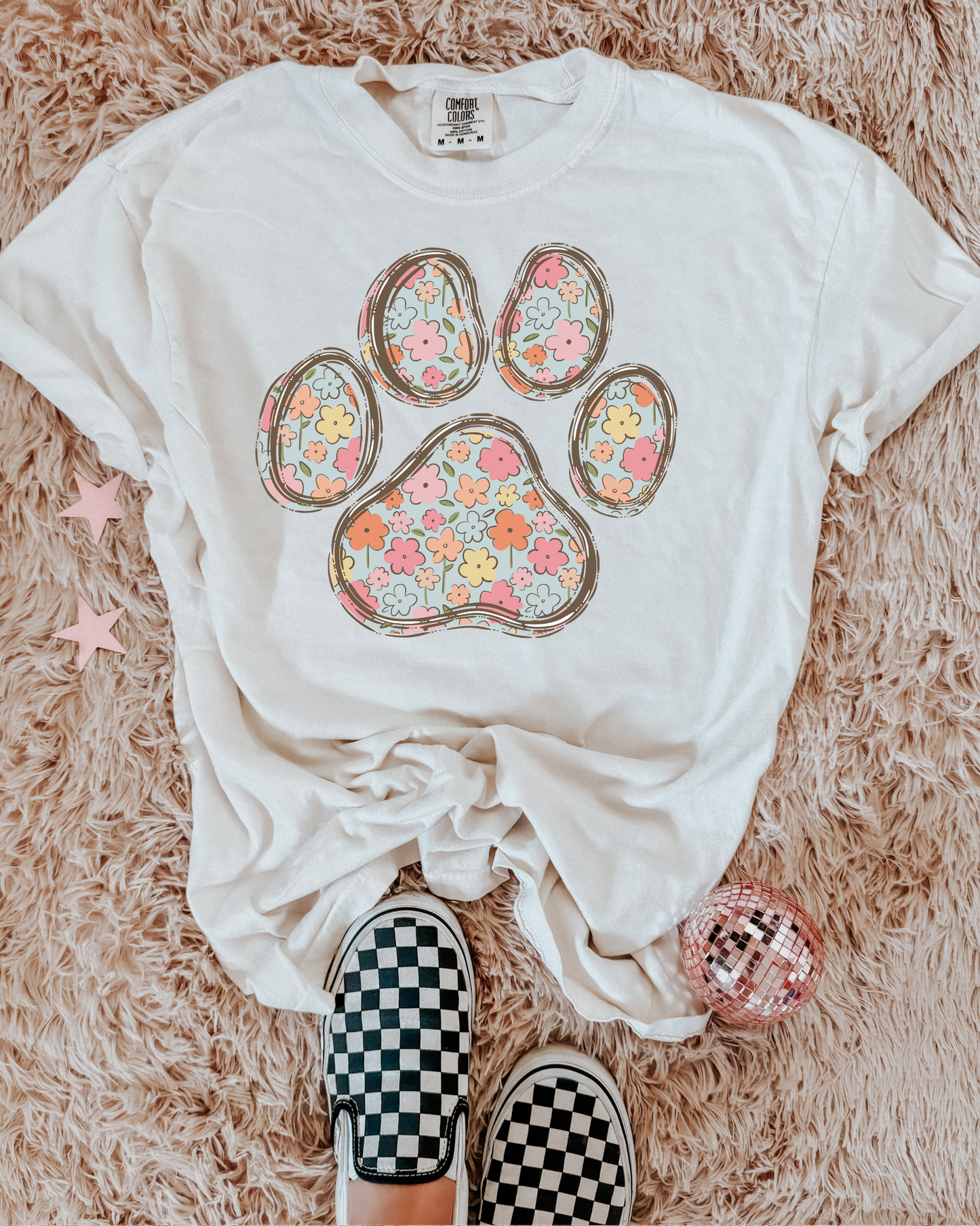 Paw Print (pastel spring)