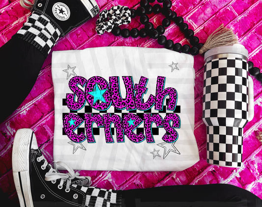 Southerners (pink neon leopard)