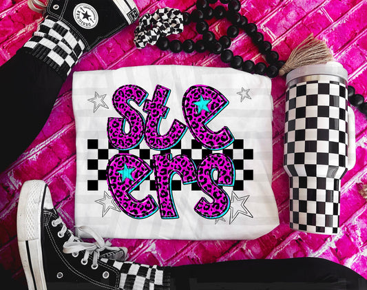 Steers (pink neon leopard)