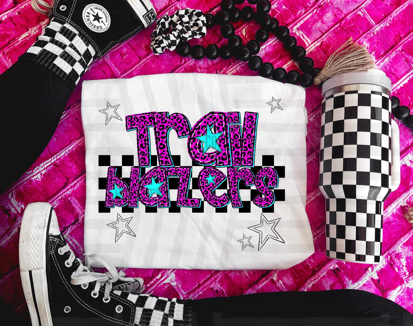 Trailblazers (pink neon leopard)
