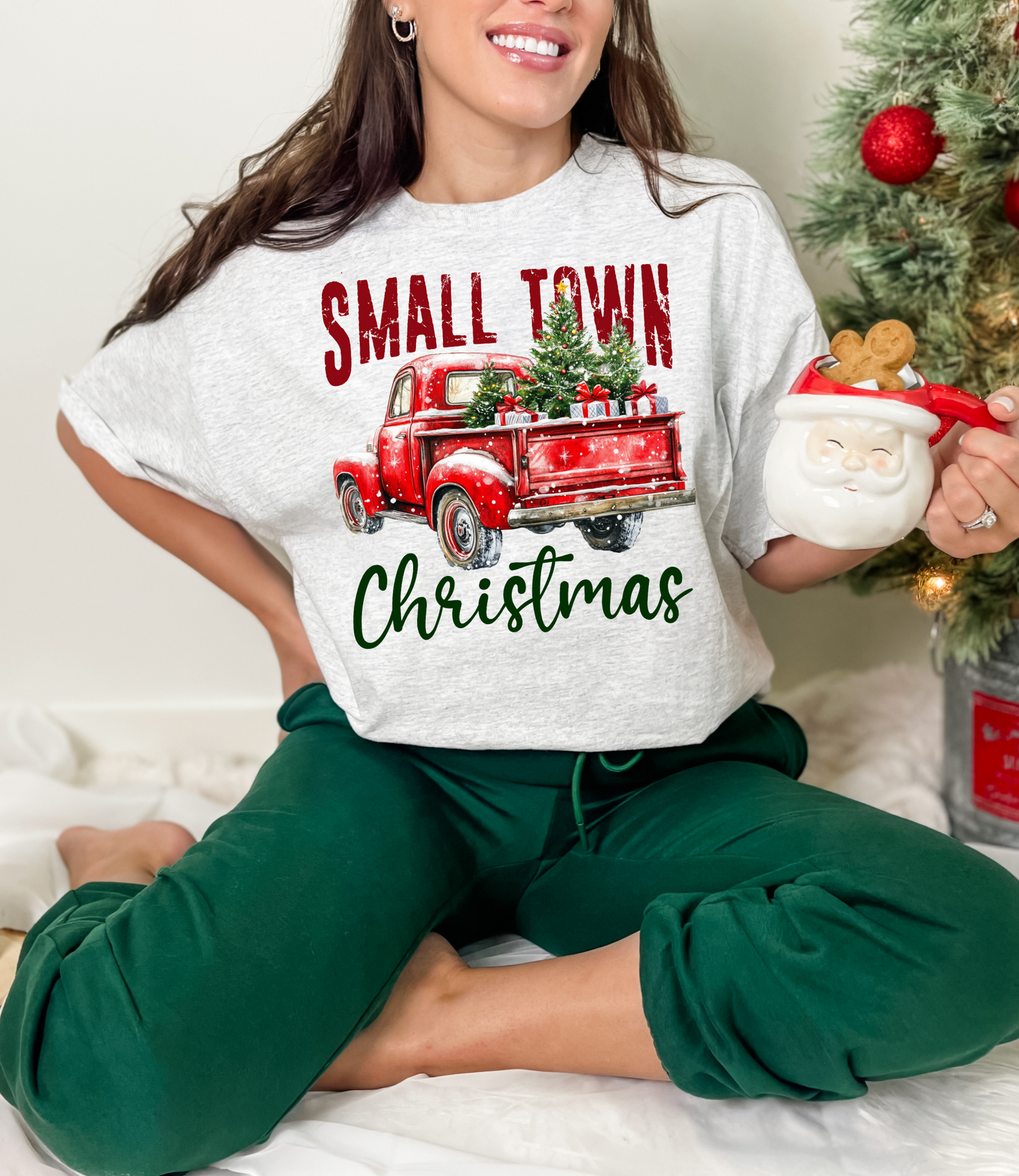 Small Town Christmas DTF Transfer