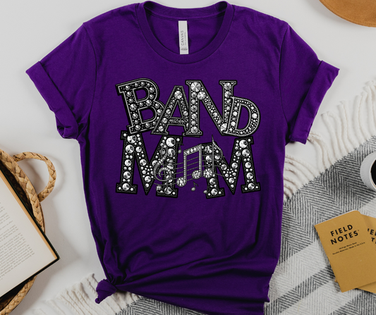 Faux Rhinestone Band Mom