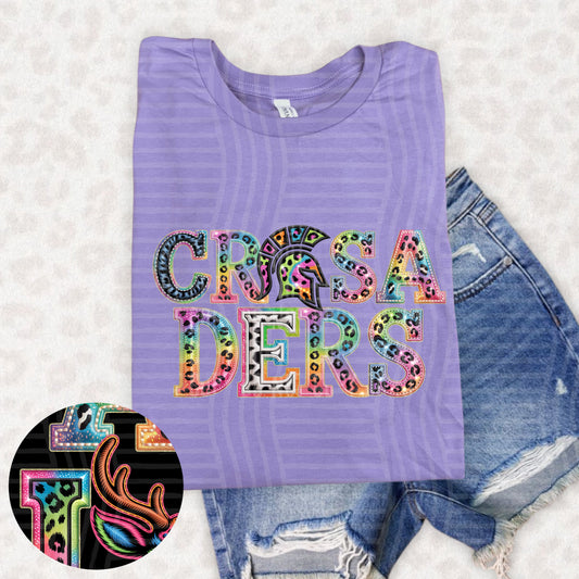 Crusaders (pink neon leopard)