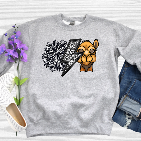 Rhinestone Cheer Camel