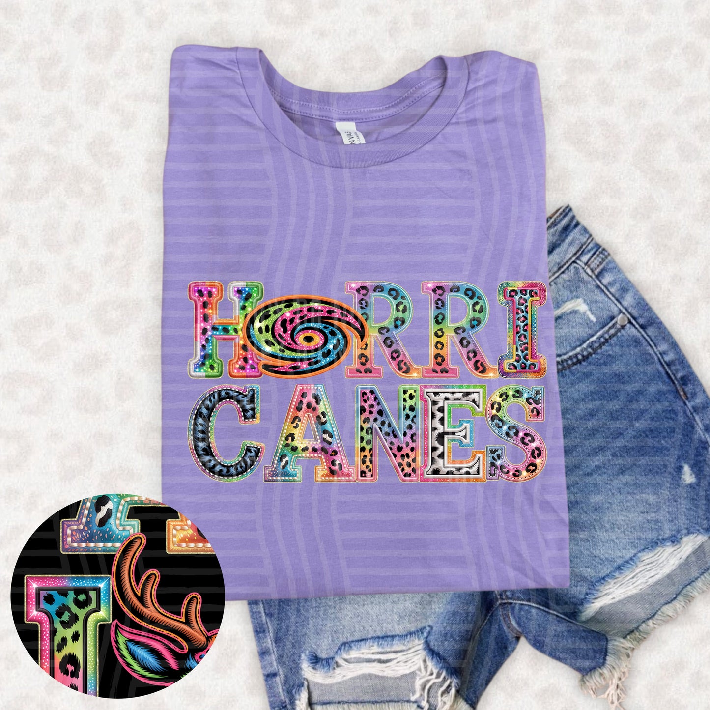 Hurricanes (pink neon leopard)
