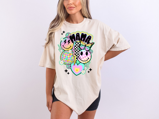 Retro Mama Smiley Collage