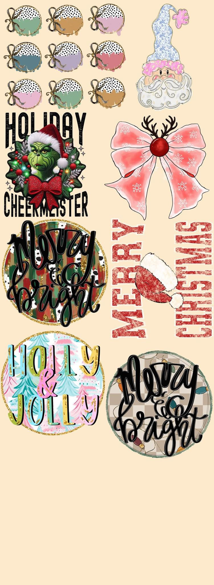 Christmas Gang Sheet BUNDLE!