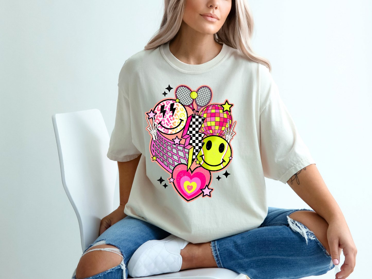 Softball Smiley Collage