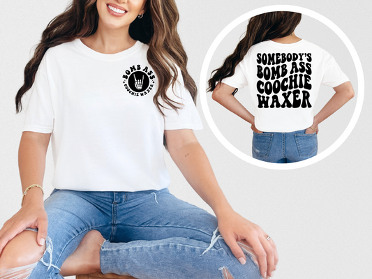 Somebody's bomb ass coochie waxer (front)