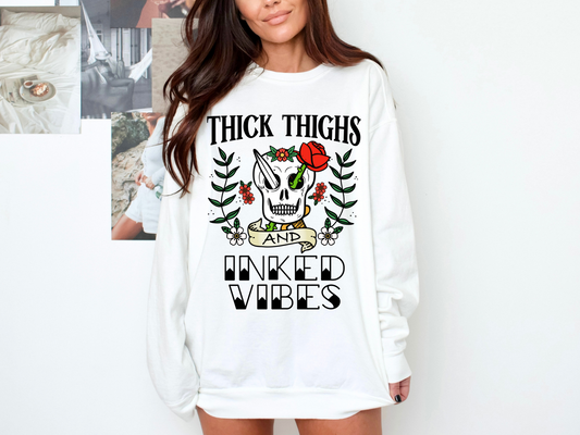 Thick Thighs Inked Vibes