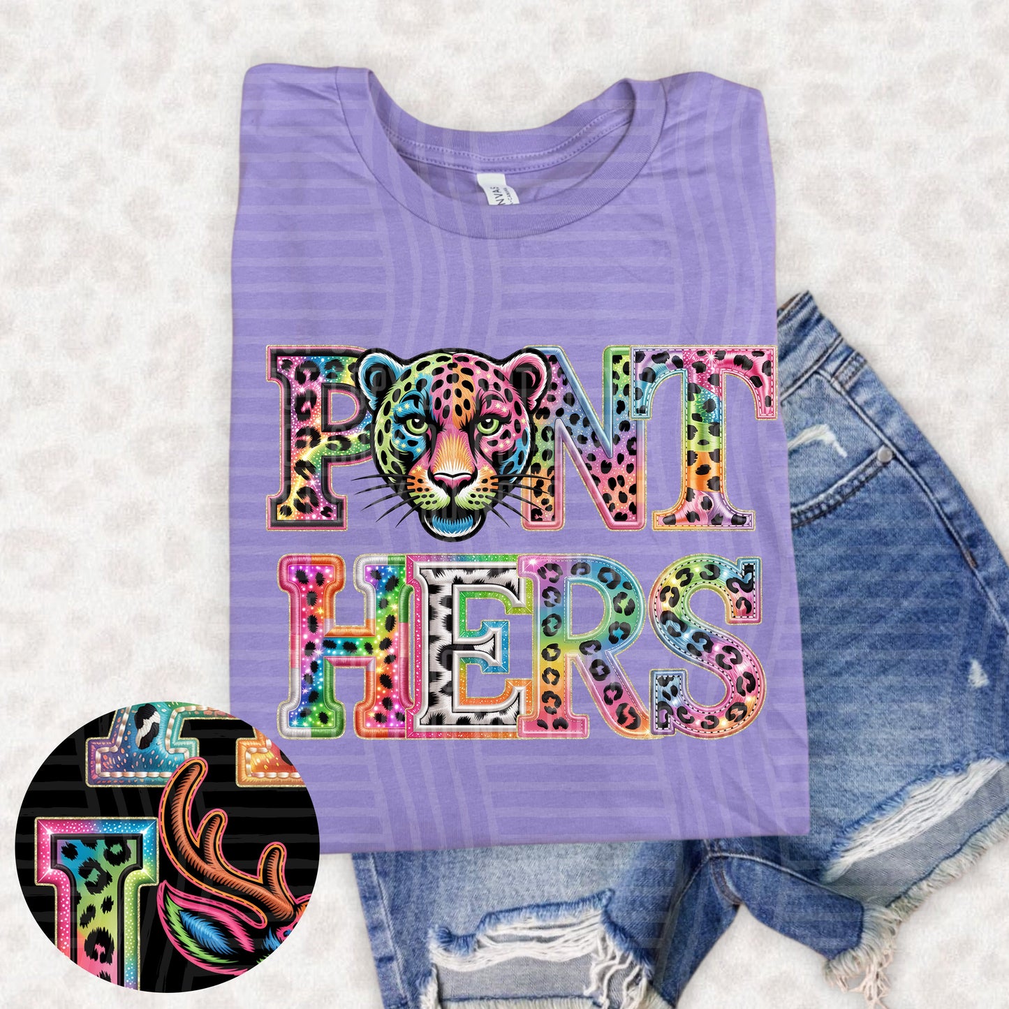 Panthers (pink neon leopard)