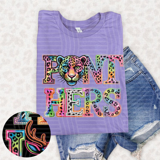 Panthers (pink neon leopard)
