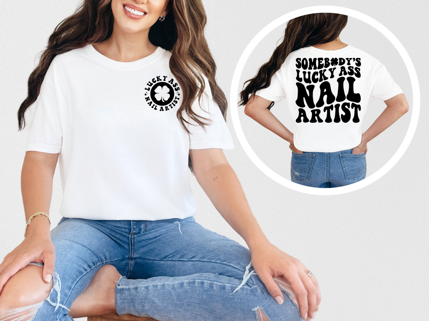 Somebody's lucky ass nail artist (back)