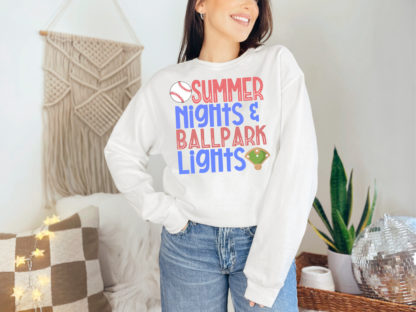Summer nights & ballpark lights