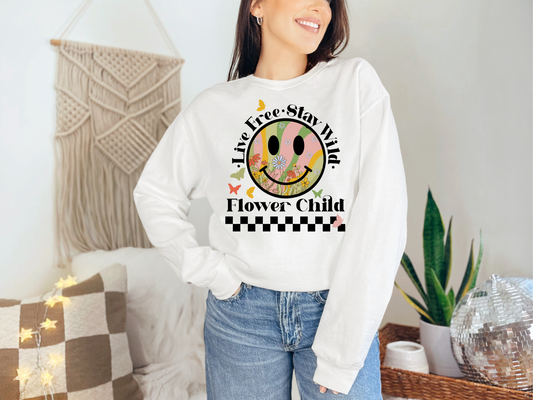 Live free stay wild flower child