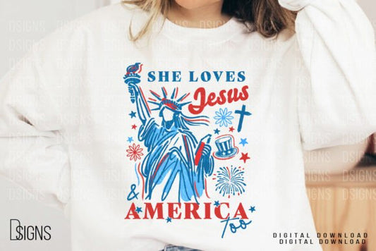 She loves Jesus & America