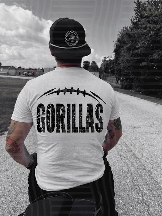 Gorillas (solid black football)