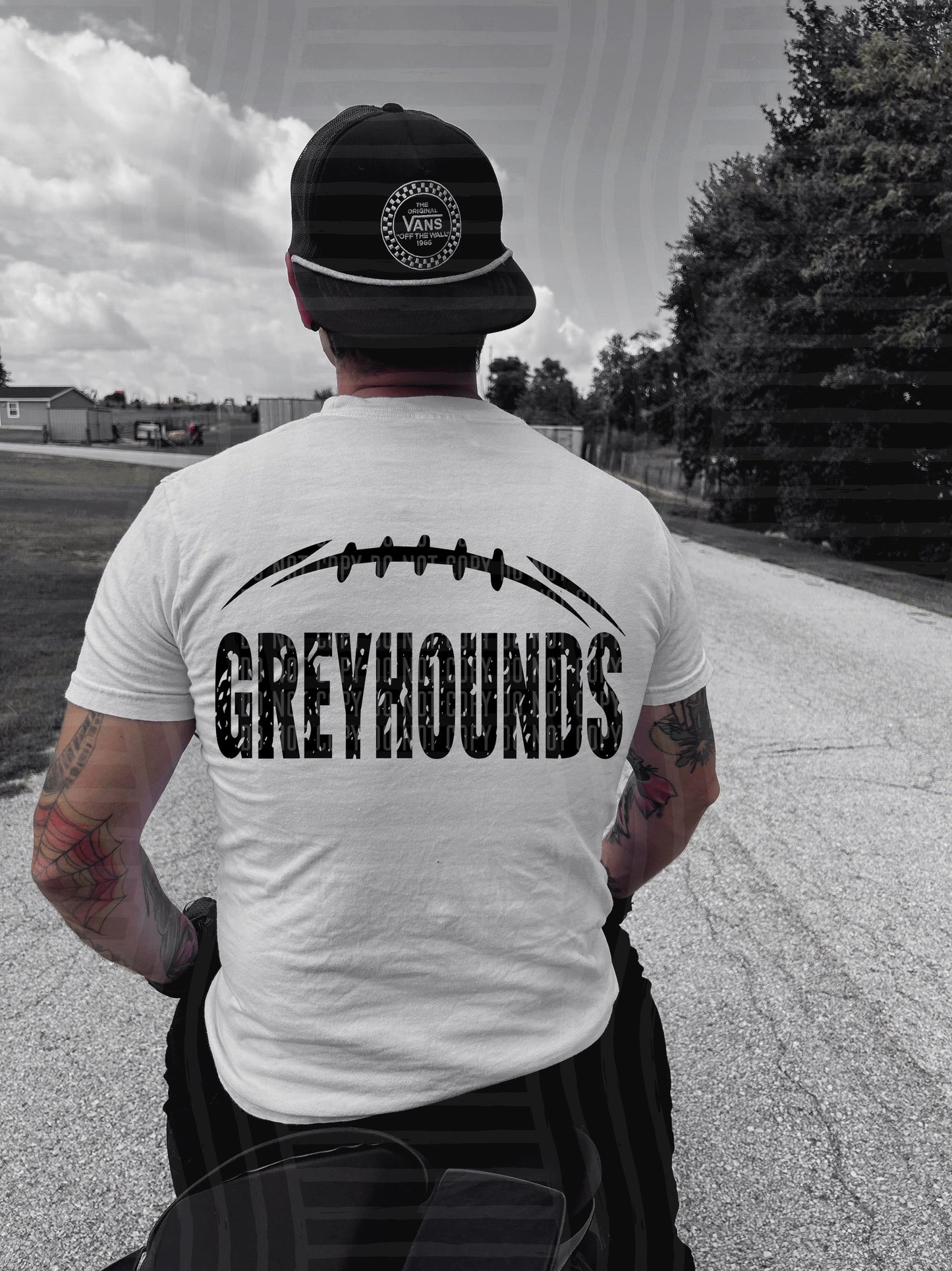 Greyhounds (solid black football)