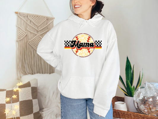 Baseball Mama (Checkered)