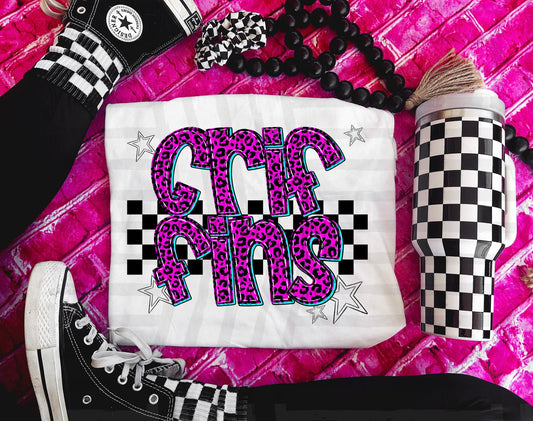 Griffins (pink neon leopard)