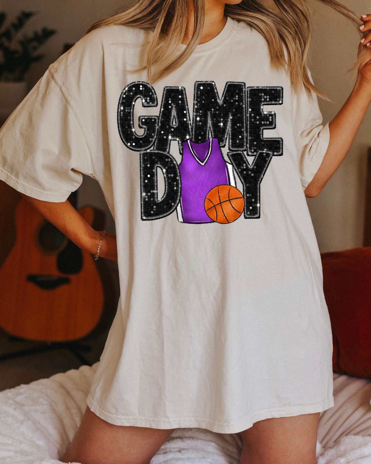 Game Day Basketball (jersey/purple)