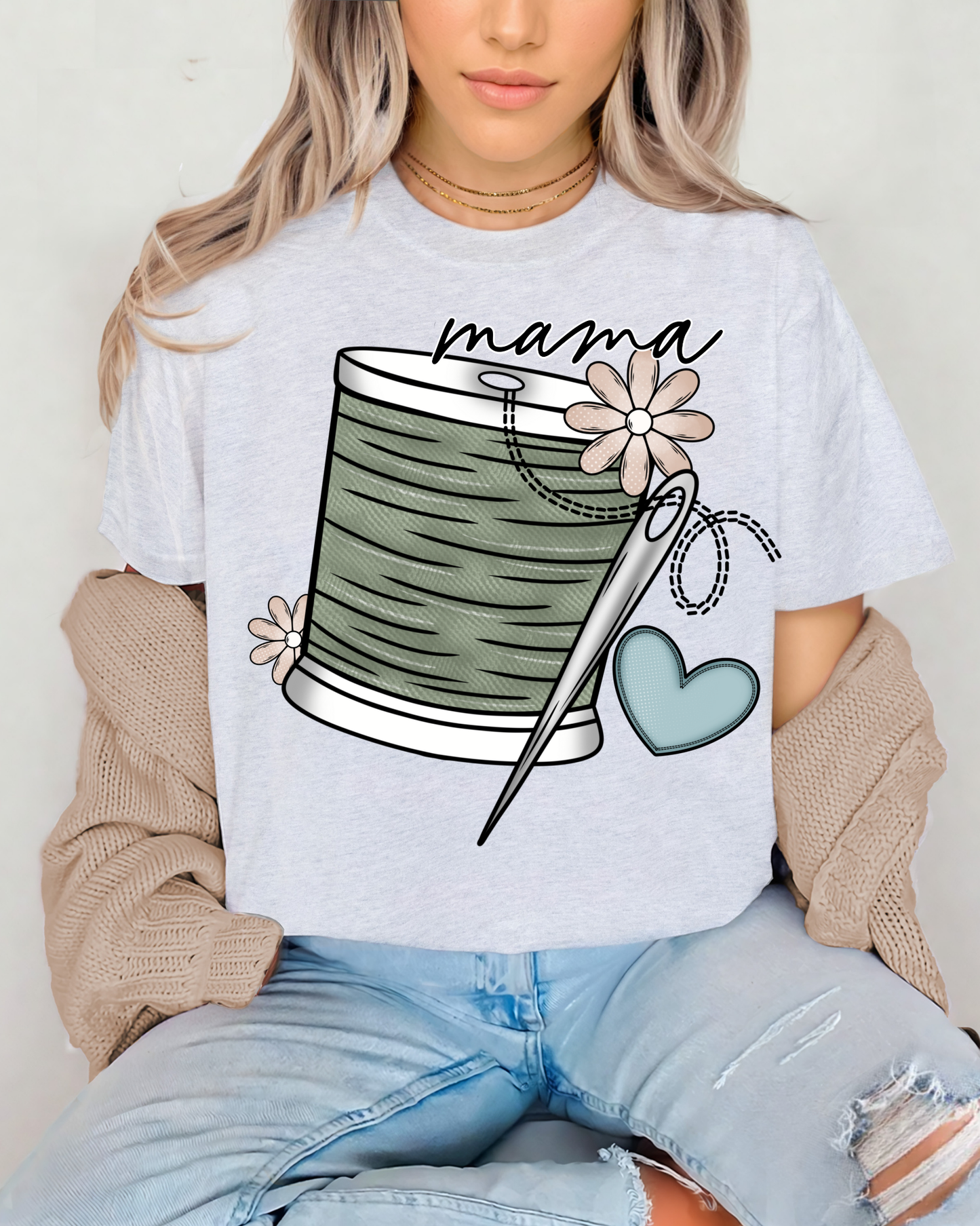 Mama (thread & needle)