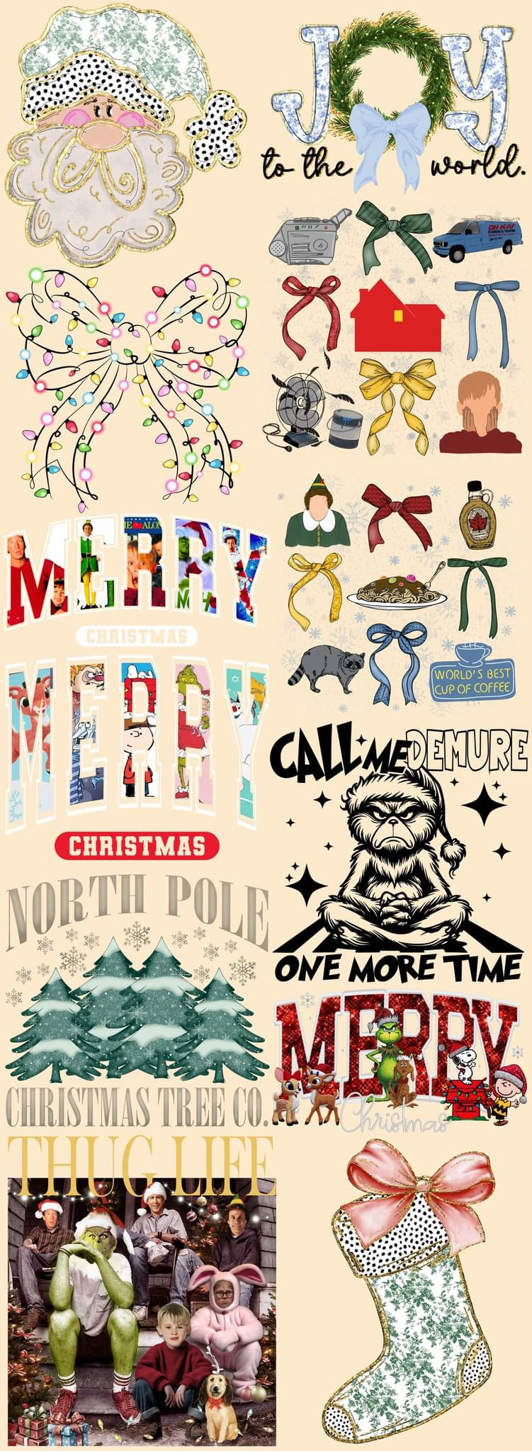 Christmas Gang Sheet BUNDLE!