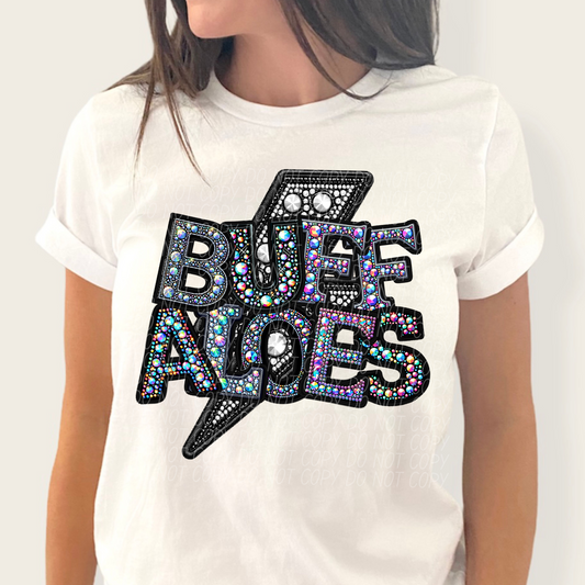 Buffaloes (rhinestones)