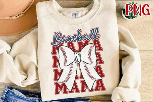 Baseball Mama DTF Transfer