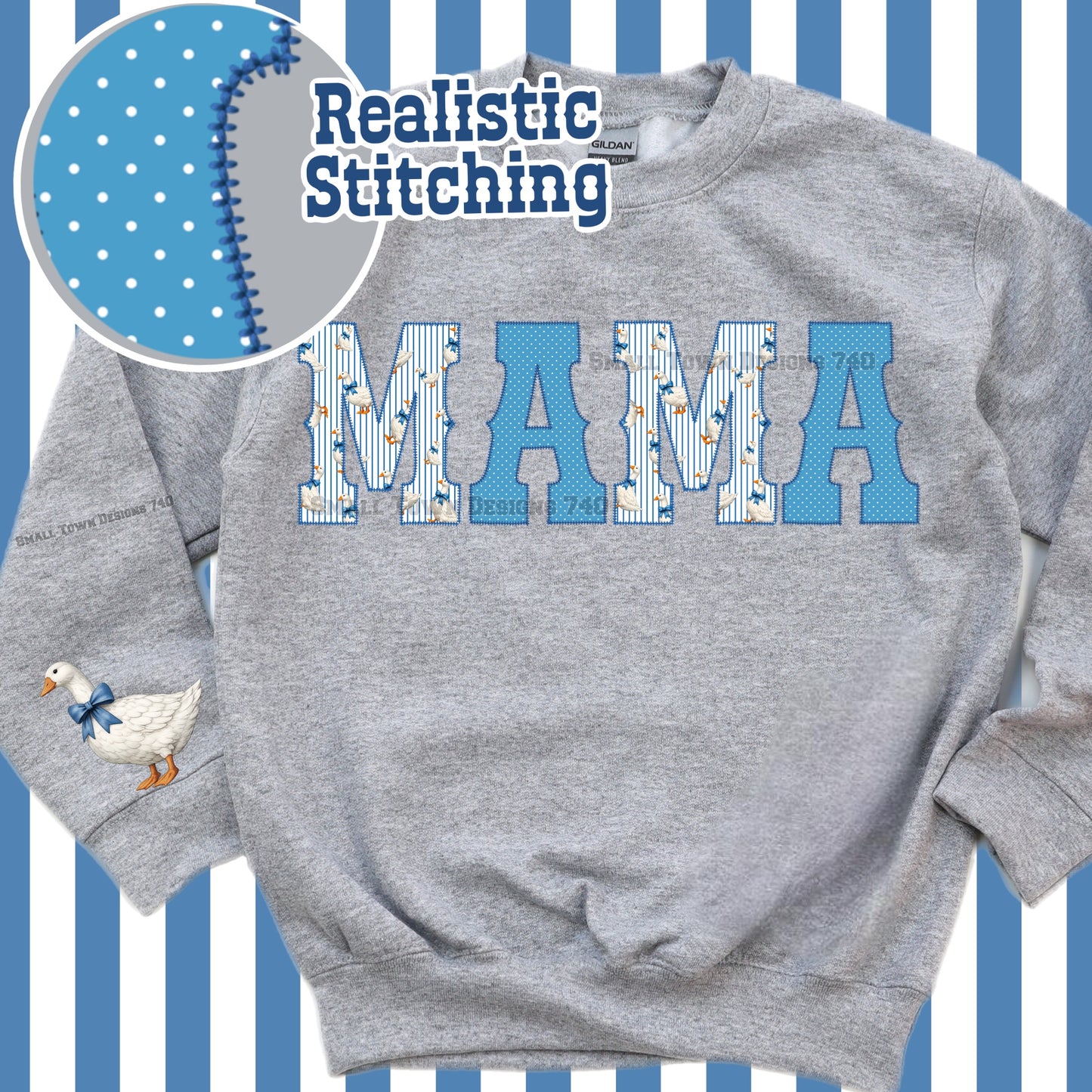Mama Goose Patch DTF Transfer (front)