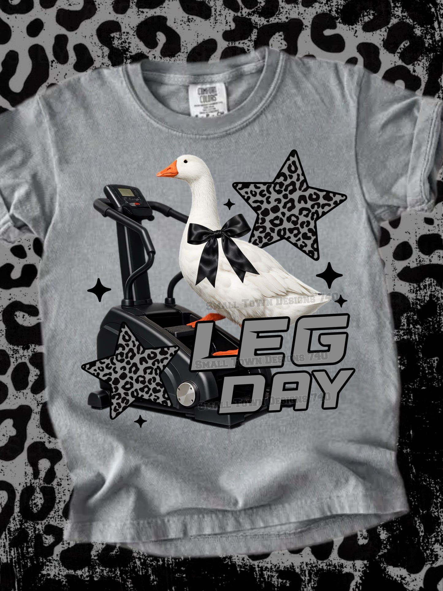 Leg Day Goose DTF Transfer