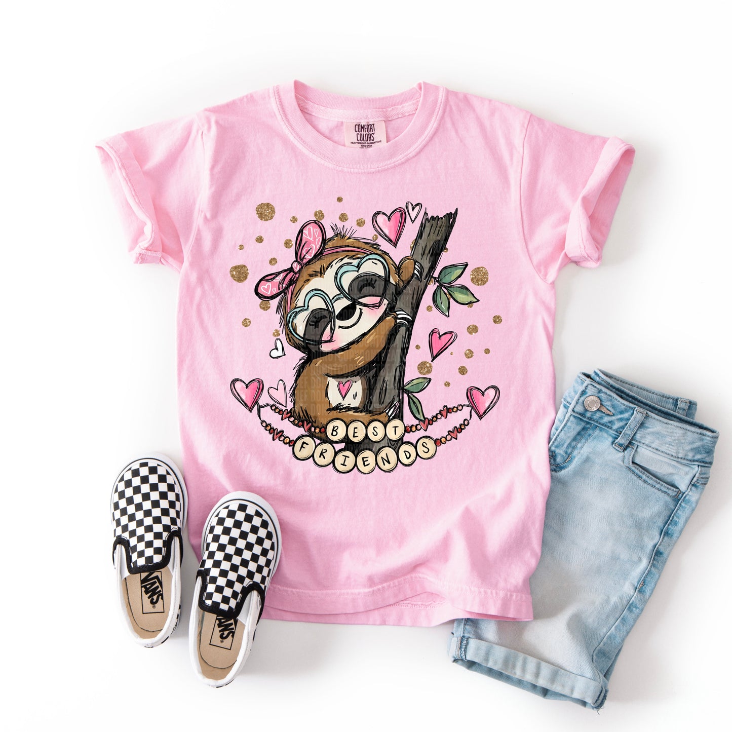 Best Friends Sloth DTF Transfer