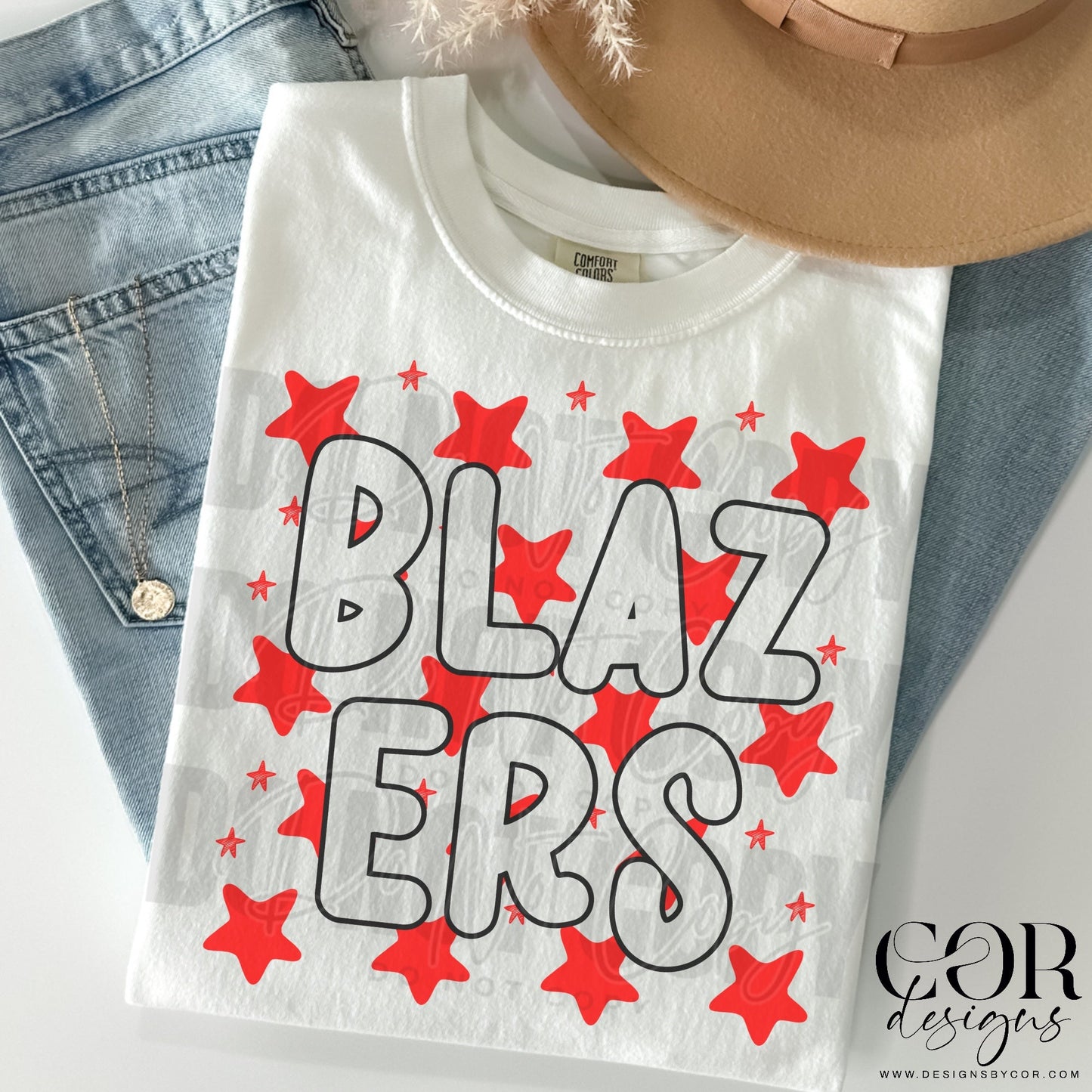 Blazers (red stars)