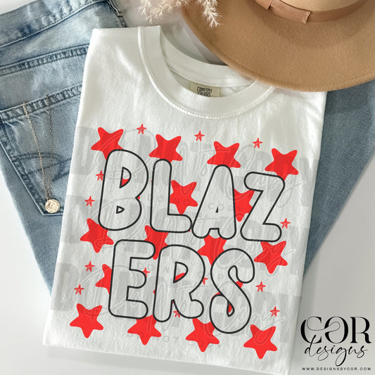 Blazers (red stars)