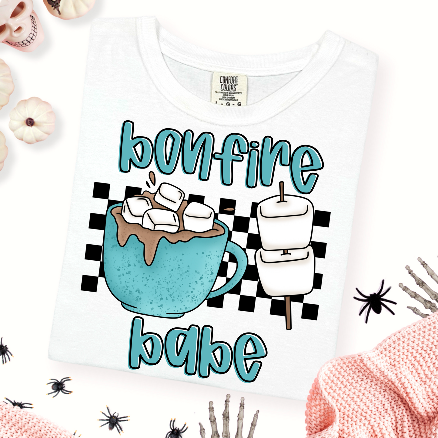 Bonfire Babe (black checkered)