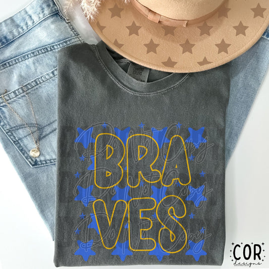 Braves (blue stars)