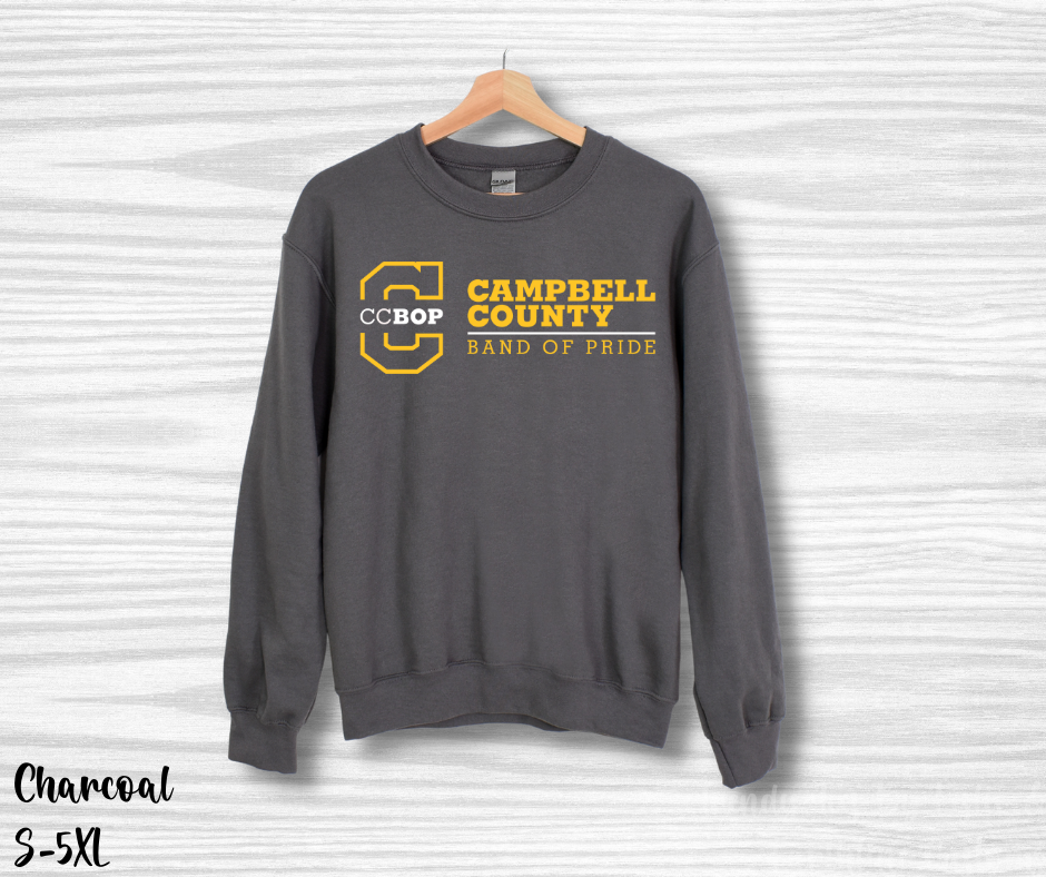 CCBOP Campbell County Band of Pride Yellow/White