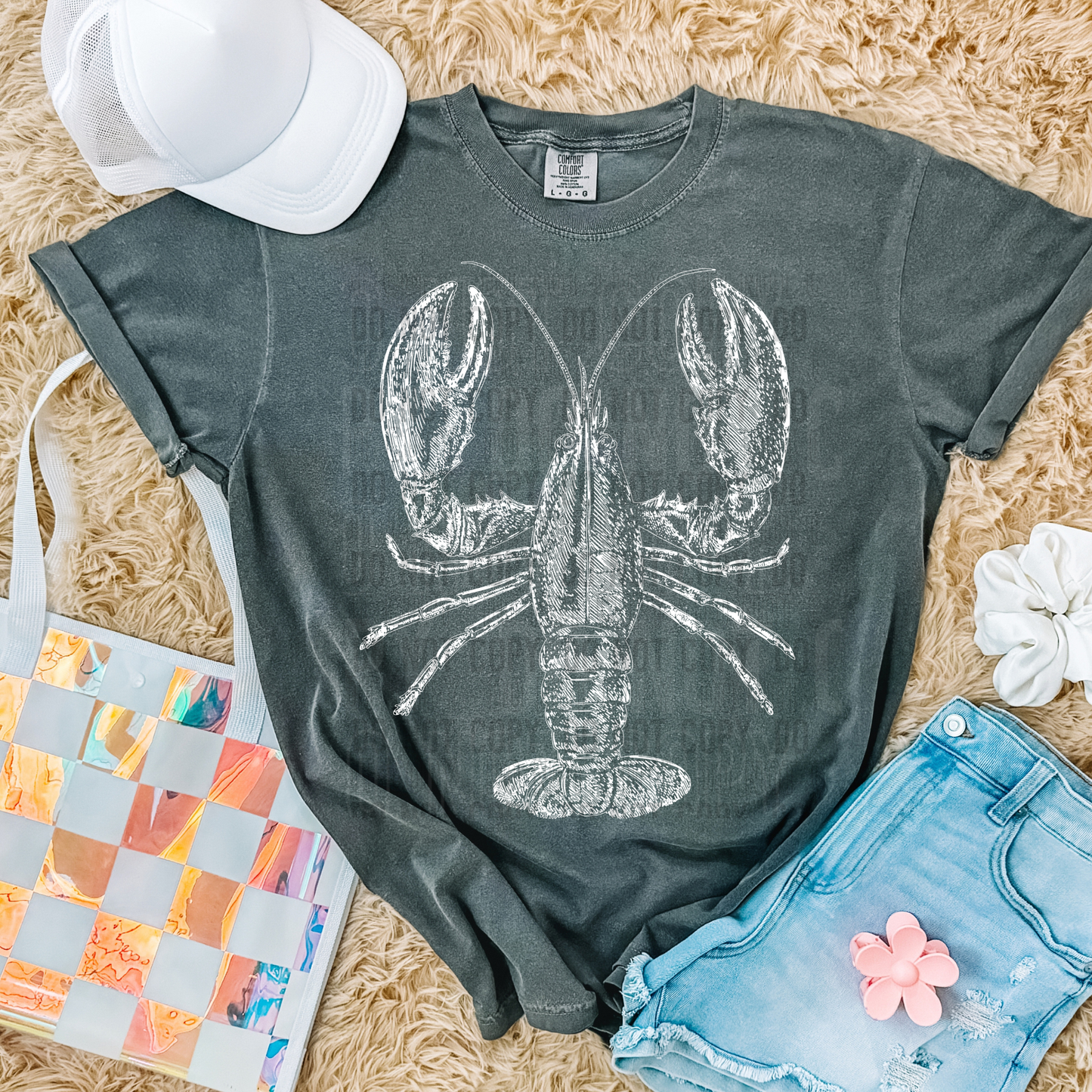 Vintage Crawfish DTF Transfer