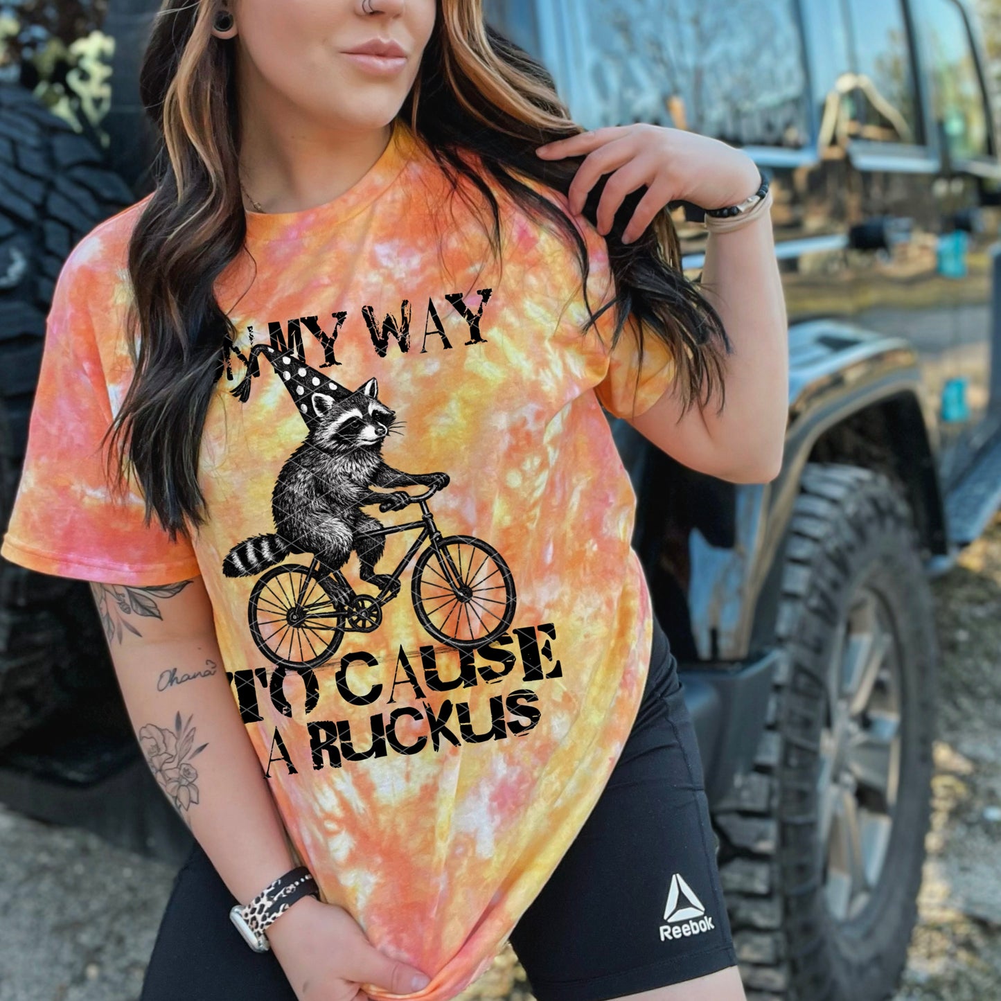 On My Way To Cause A Ruckus – DTF Transfer