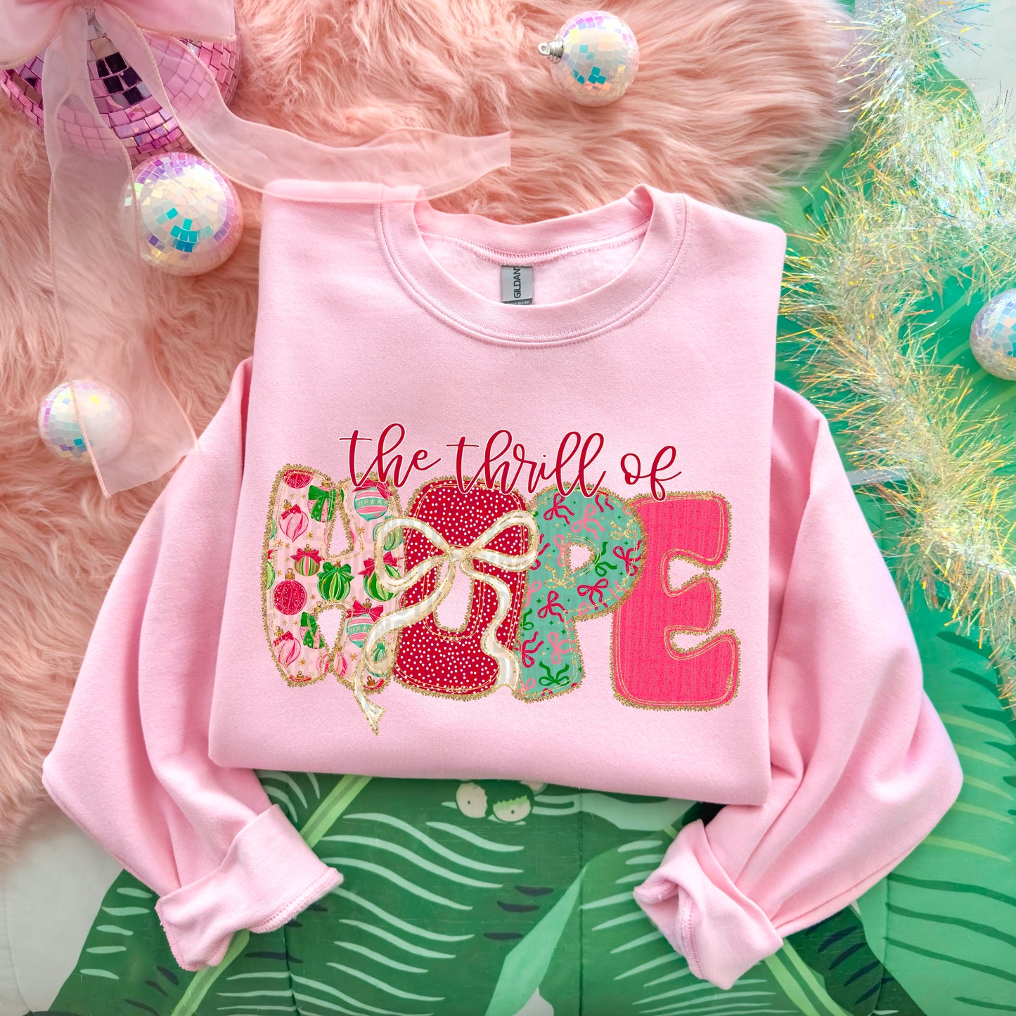 Christmas Bow Lace Thrill of Hope