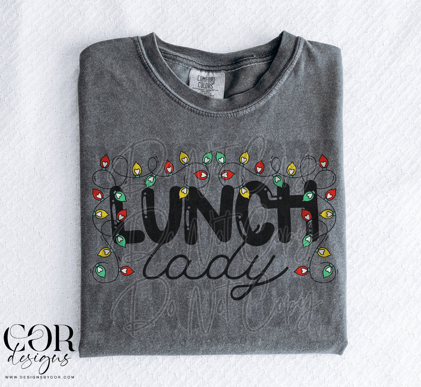 Lunch Lady (Christmas lights )