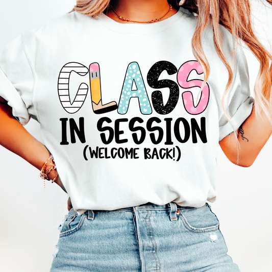 Class in session - welcome back (black)